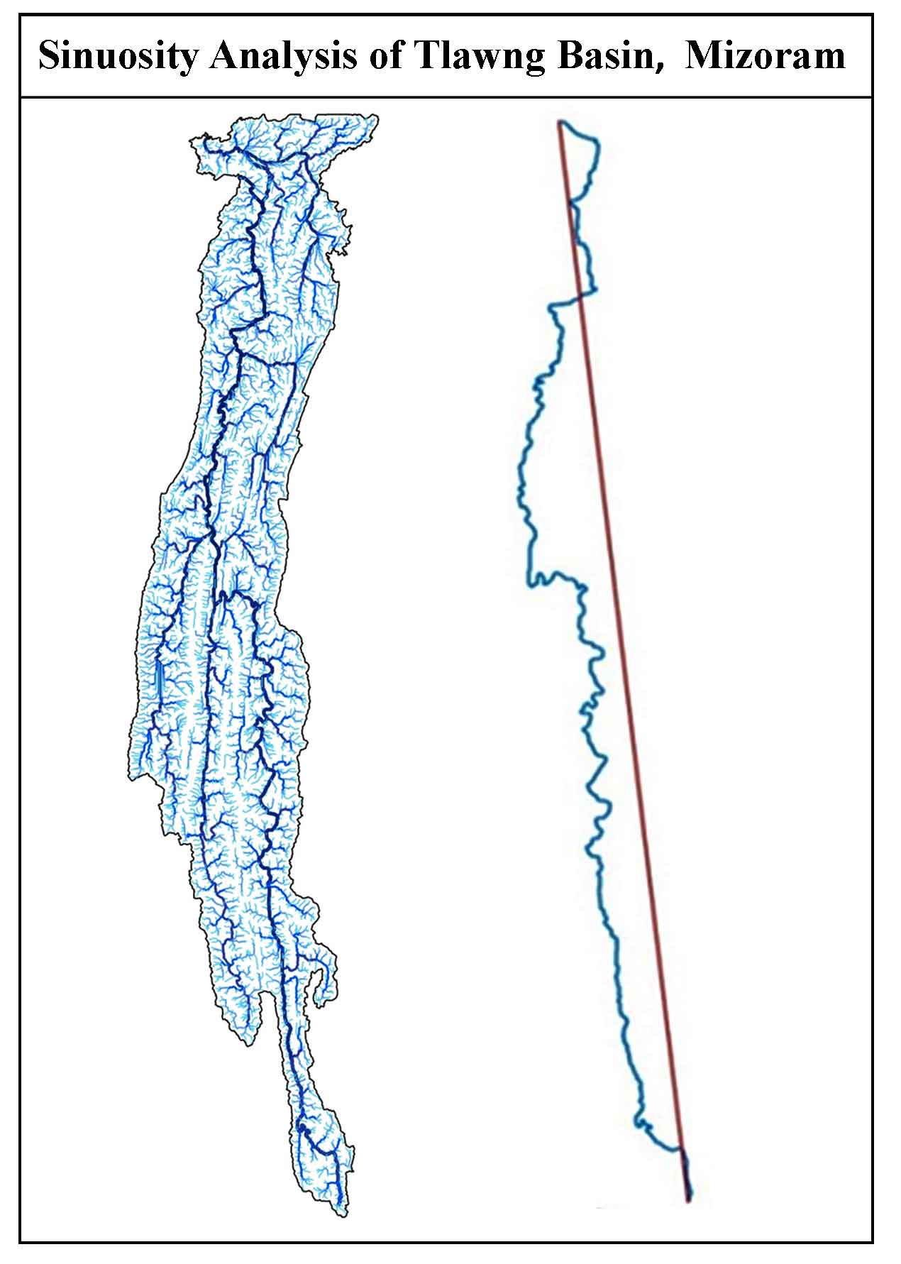 Morphometric and Sinuosity Analysis of Tlawng River Basin: A Geographic Information System Approach 